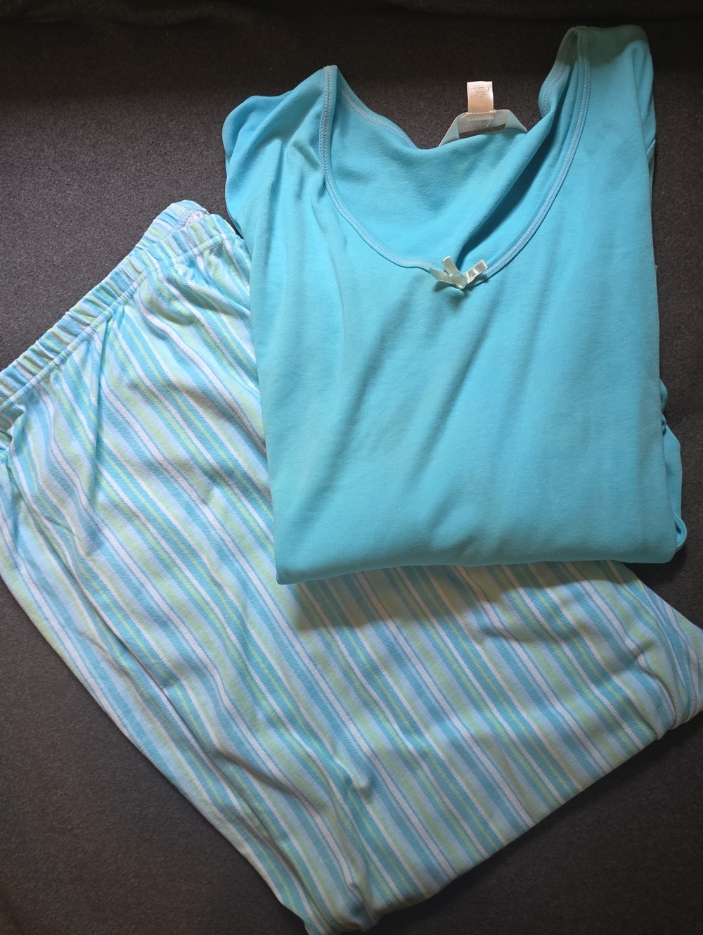 NWOT Avenue Body Women’s Light Blue Two-Piece Pajama Set -Sz 26/28